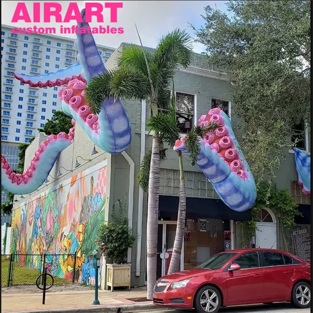 Hot sale cheap giant inflatable octopus tentacle inflatable advertising inflatable animal for advertising promotion