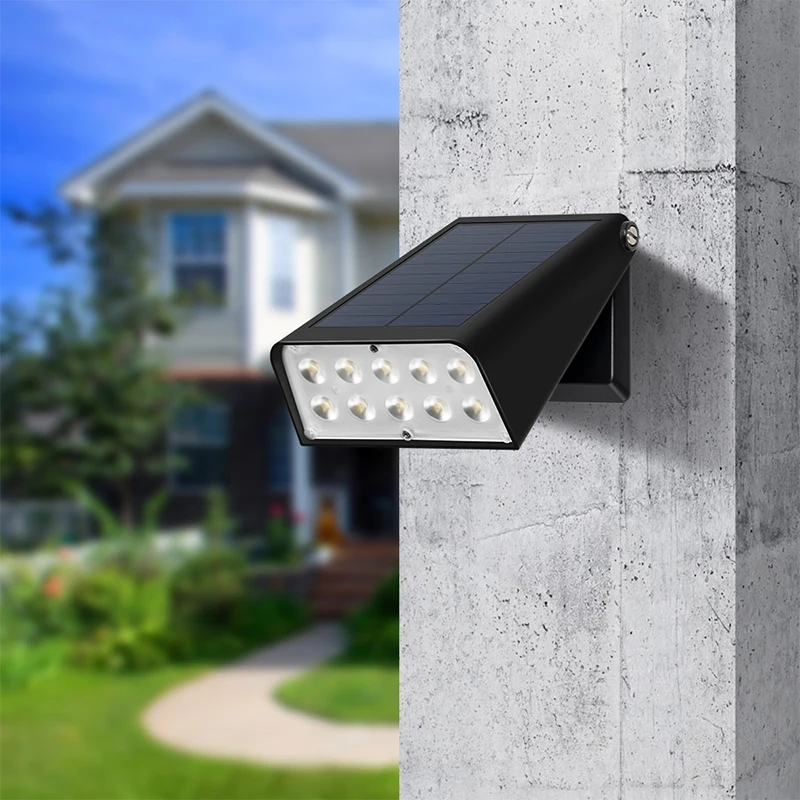 Energy Saving Mini Outdoor Home Security IP65 LED Solar Wall Light