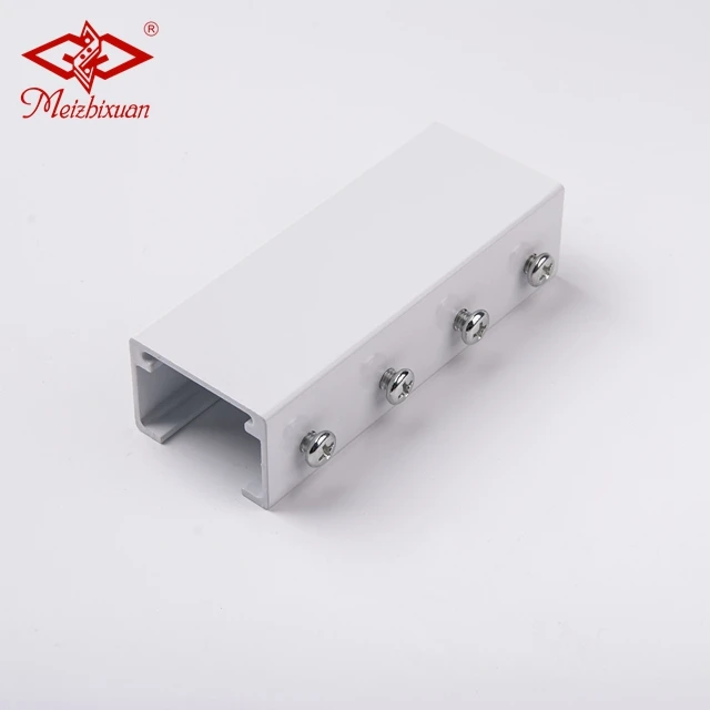 single rail home automation electric track curtain motor rail