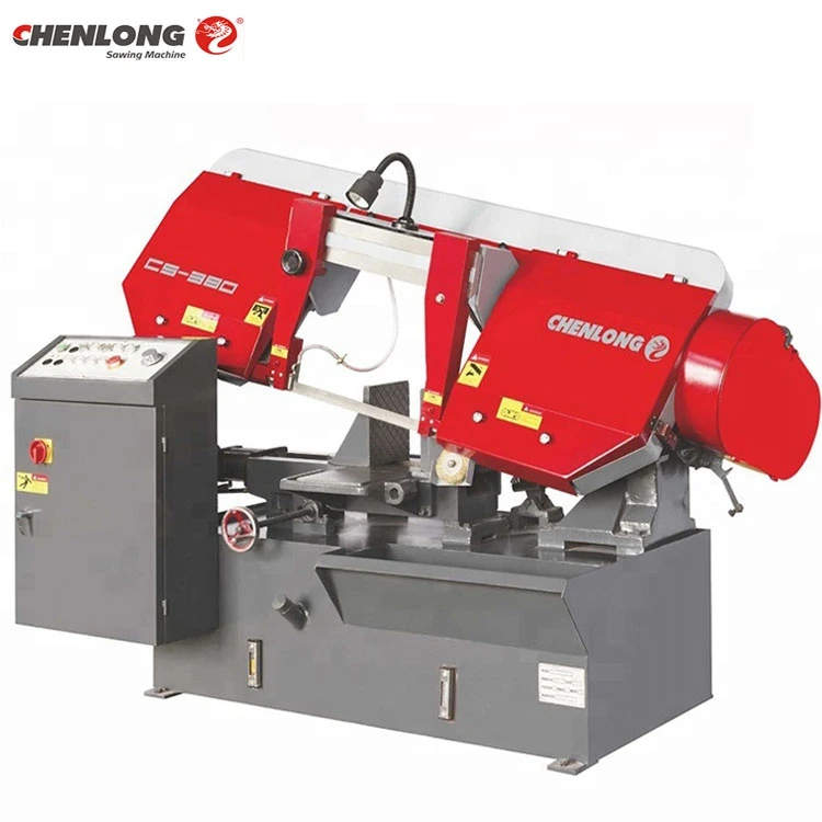 
Best Selling Economical 15' Semi-Automatic Horizontal Bandsaw CS-380 for small steels cutting 