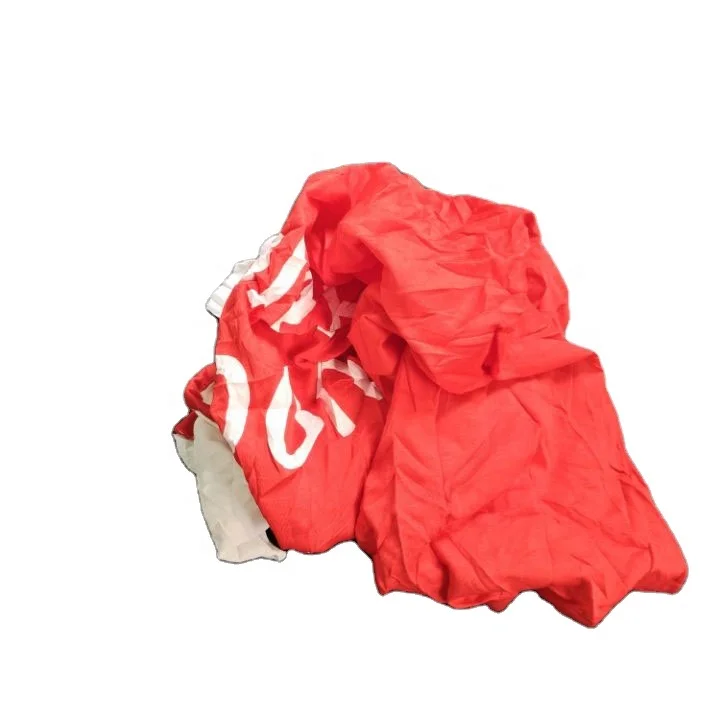 Industrial Cleaning Rags 100% Cotton Mixed Color Used Printed T Shirt Rags Ship Wiping Rags