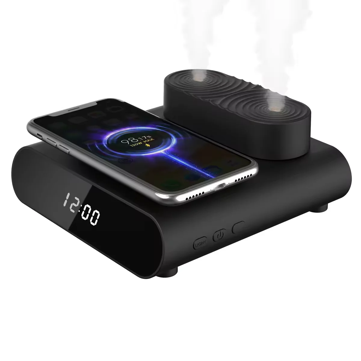 Hot 100ml USB Mobile Aromatherapy Humidifier Wireless Charging Essential Oil Car Home Hotel 1-Year Warranty Mobile Phone
