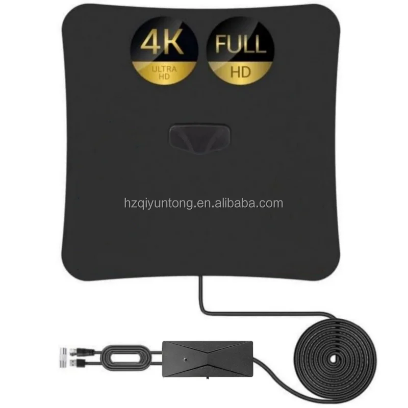 TV Antenna 2024 Upgraded Indoor with 700+ Miles Coverage Range Supports 4K 1080P for Smart HDTV and Older TVs Signal Amplifier