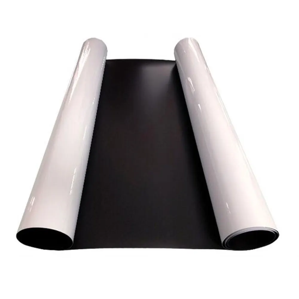 Large printable white rubber magnet material flexible magnet roll
