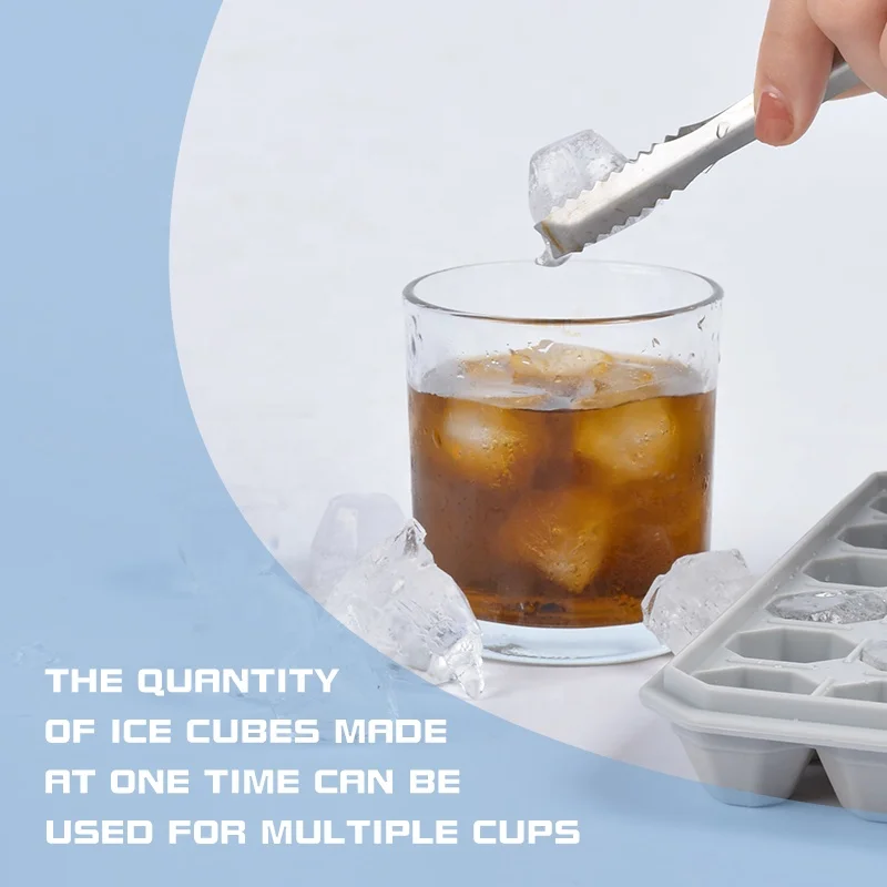 DUMO Hot Selling Handmade Whisky Beer Moulds 15-24-40 Cavity Diamond Silicone Ice Cube Tray Mold