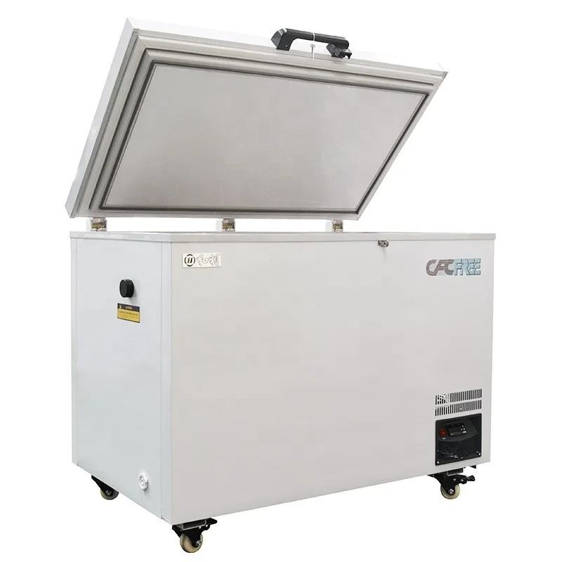 268L Chest Top Open Door Tuna Ultra Low Freezer for Seafood Storage -60