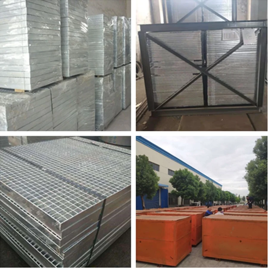 32x5 standard size 3ft by 20ft stair tread plain steel grating drain cover direct factory hot dipped galvanized(hdg) walkway