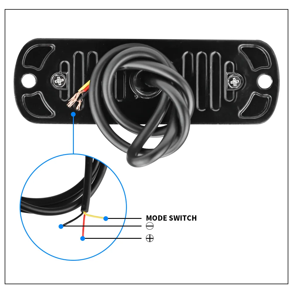 Amber Truck Strobe Light Emergency Warning Side Marker Lights For Truck Trailer Rv Car Boat Bus Lorry