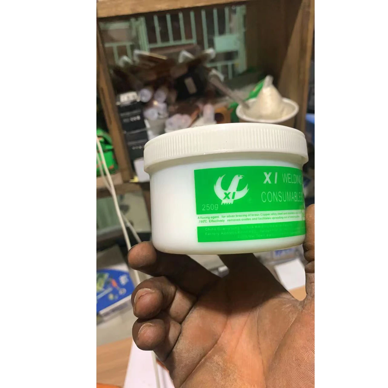 250g the flame brazing welding flux soldering and brazing powder