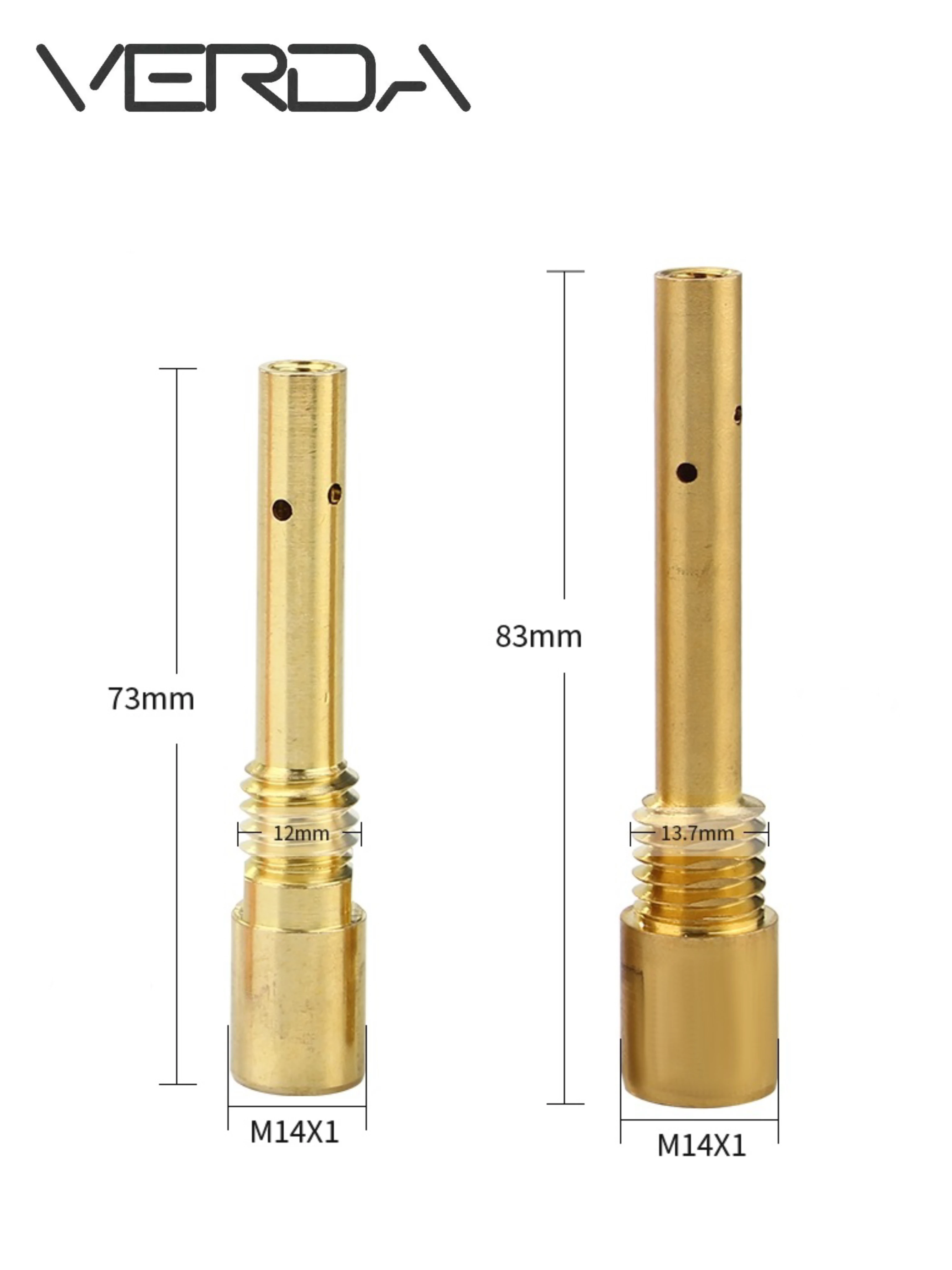 200A 350A 500A Welding Contact Tip Holder China Factory Wholesale Welding Torch Copper Contact Tip Holder