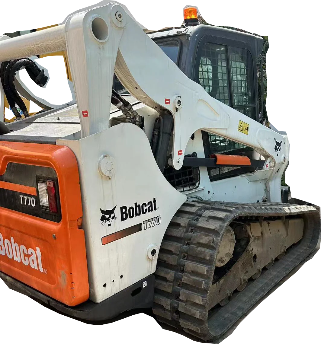 Used Original Bobcat T770 Track Skid Steer Loader Second Hand Bobcat Multi Functional Crawler Loader