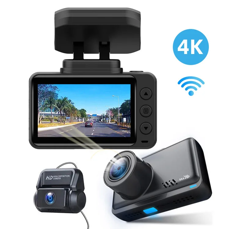 Full HD 2160p Car DVR WIFI Night Vision Camera Dash Cam Dvr 170 Degree Wide Angle With GPS 4K Car Dash Cam (1600216664514)