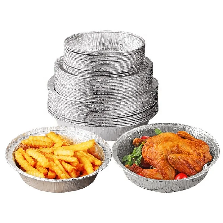 High Quality Eco Friendly Pizza Pastry Bakery Takeout Round Aluminum Baking Pans
