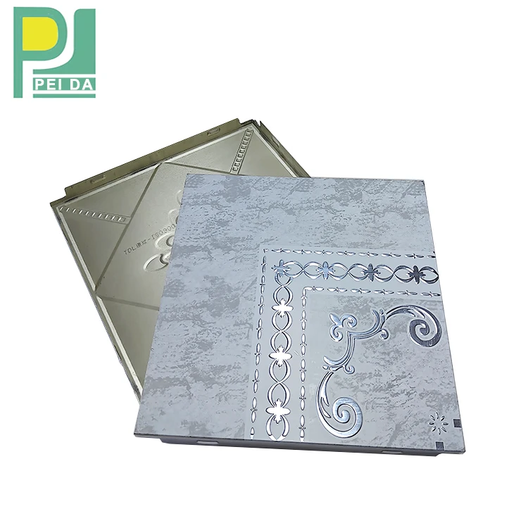 Square Acoustic Suspended Aluminum Ceiling For Room