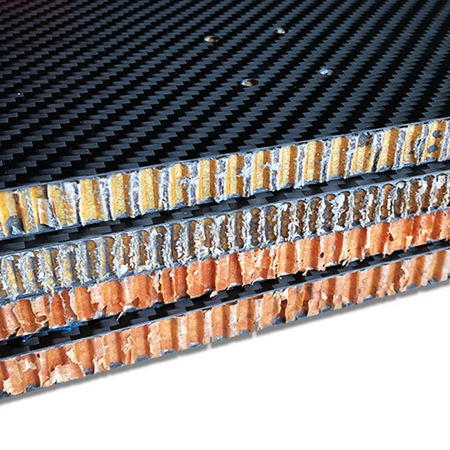 Carbon fiber composite honeycomb panel PMI foam sandwich panel PVC aramid paper plastic aluminum honeycomb sandwich panel