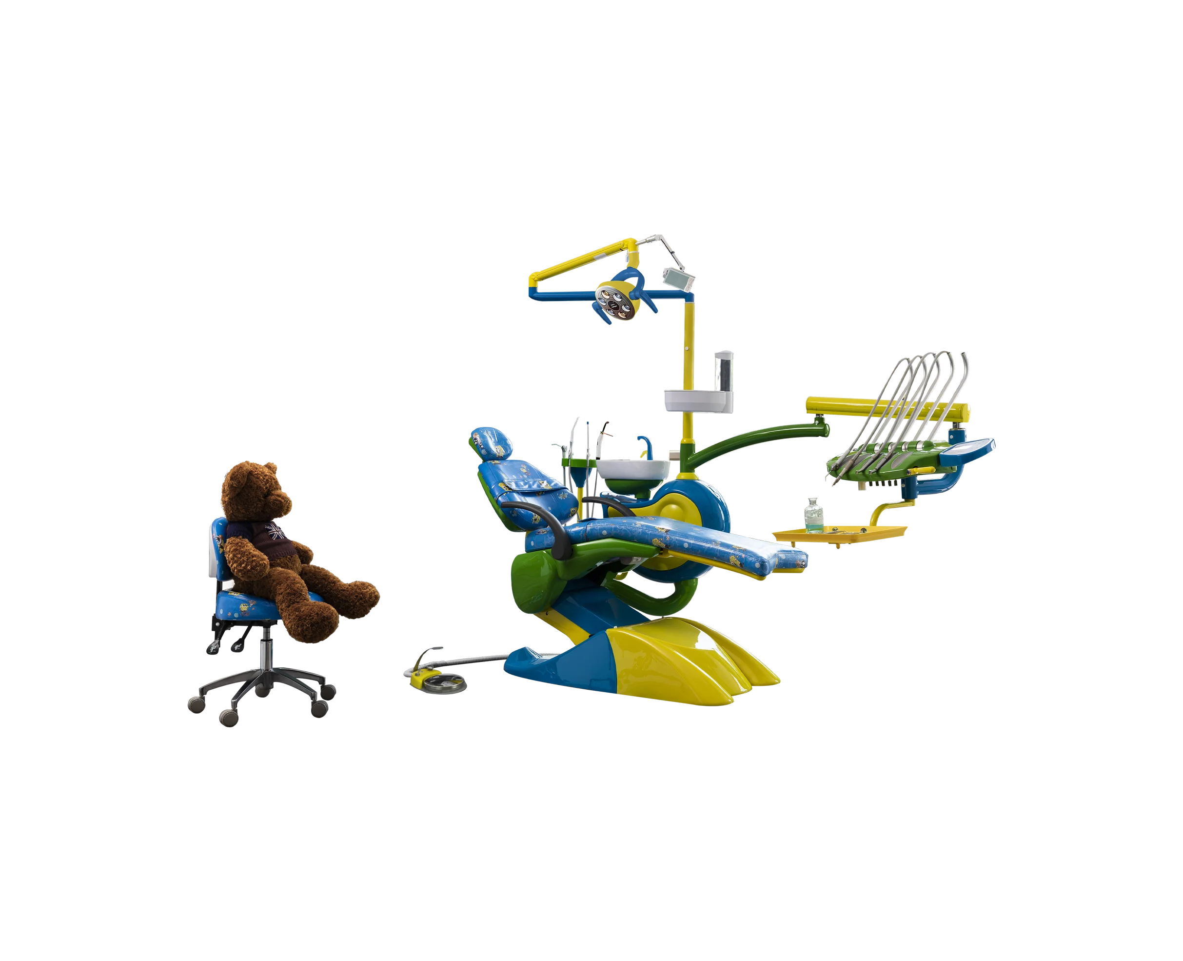 Италия, безопасность 2022, Одобрено CE ISO, стоматологическое оборудование, интегрированное детское стоматологическое кресло