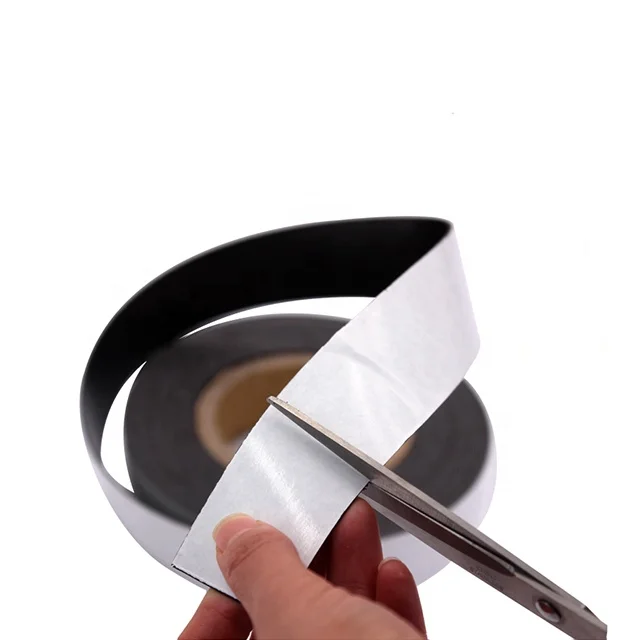 Суперпрочная клейкая резиновая магнитная лента, гибкая магнитная лента, резиновая магнитная лента