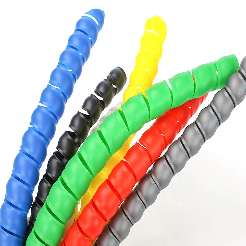 Wear-resistant Pp plastic hose protector spring sheath spiral hose protector resistance spiral wire wrap