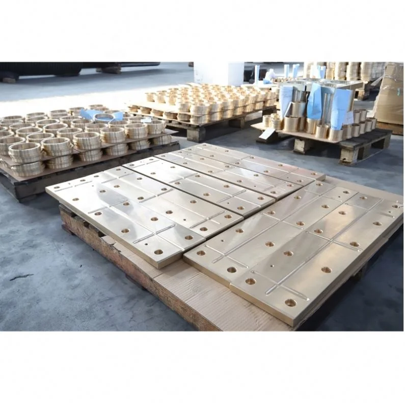 High Quality Material Brass Wear Sliding Bearing Plate With Graphite Copper Alloy Slide Wear Plate Self Lubrication