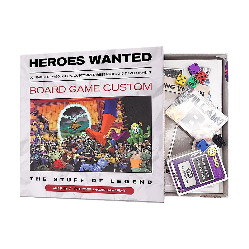 High quality Factory Manufacturer Custom Printing Board Game And Cards