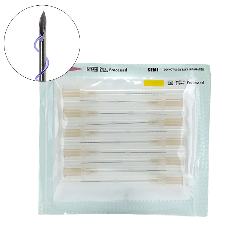 Hot sale face lift smooth 30g 25mm mono blunt canula 19g 100mm barbed 3d 4d 6d cog pdo thread