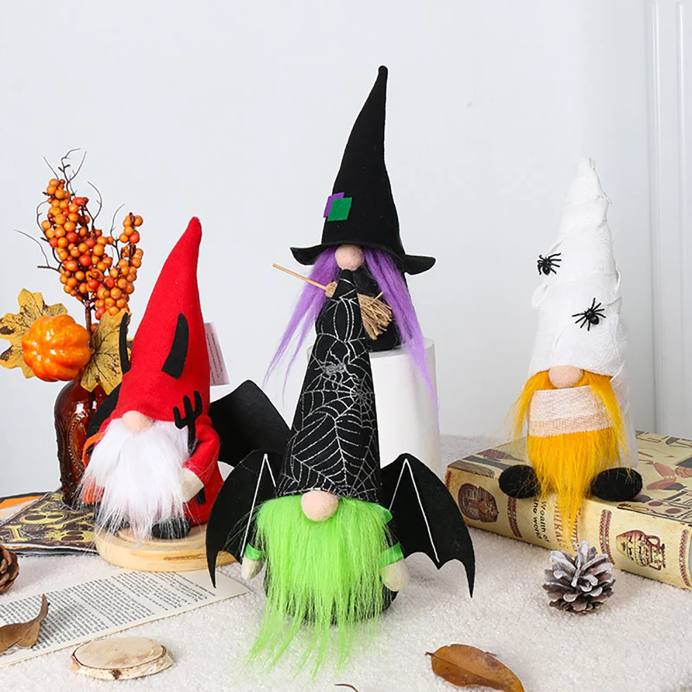 2024 Halloween supplier shuangyuan dolls hot sale Christmas decoration Ghost Faceless doll pendant