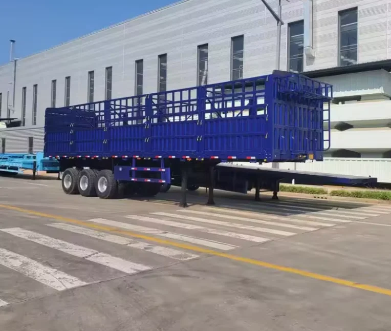 Hot selling 3 4 Axels 10m-18m 50 ton 80 ton transport semi-trailer 100 ton low chassis truck trailer for sale