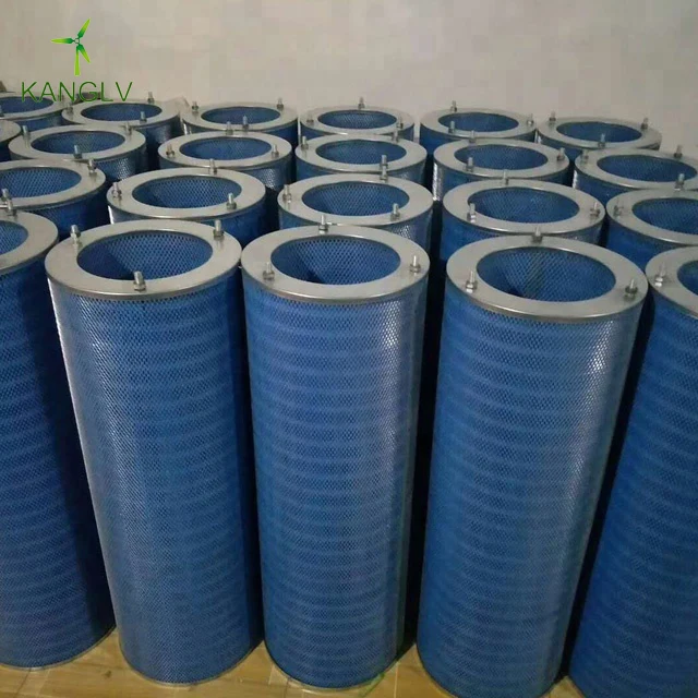 Заводская прямая промышленная воздушная Порошковая пылеулавливающая огнестойкая пылеулавливающая фильтрующая картридж пылеулавливающий фильтр для дробеструйной машины