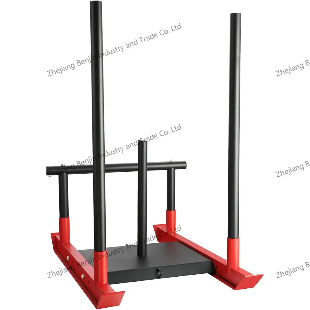 Weighted Power Sled for Speed and Strength Training Push and Pull Prowler for Fitness Strength Training
