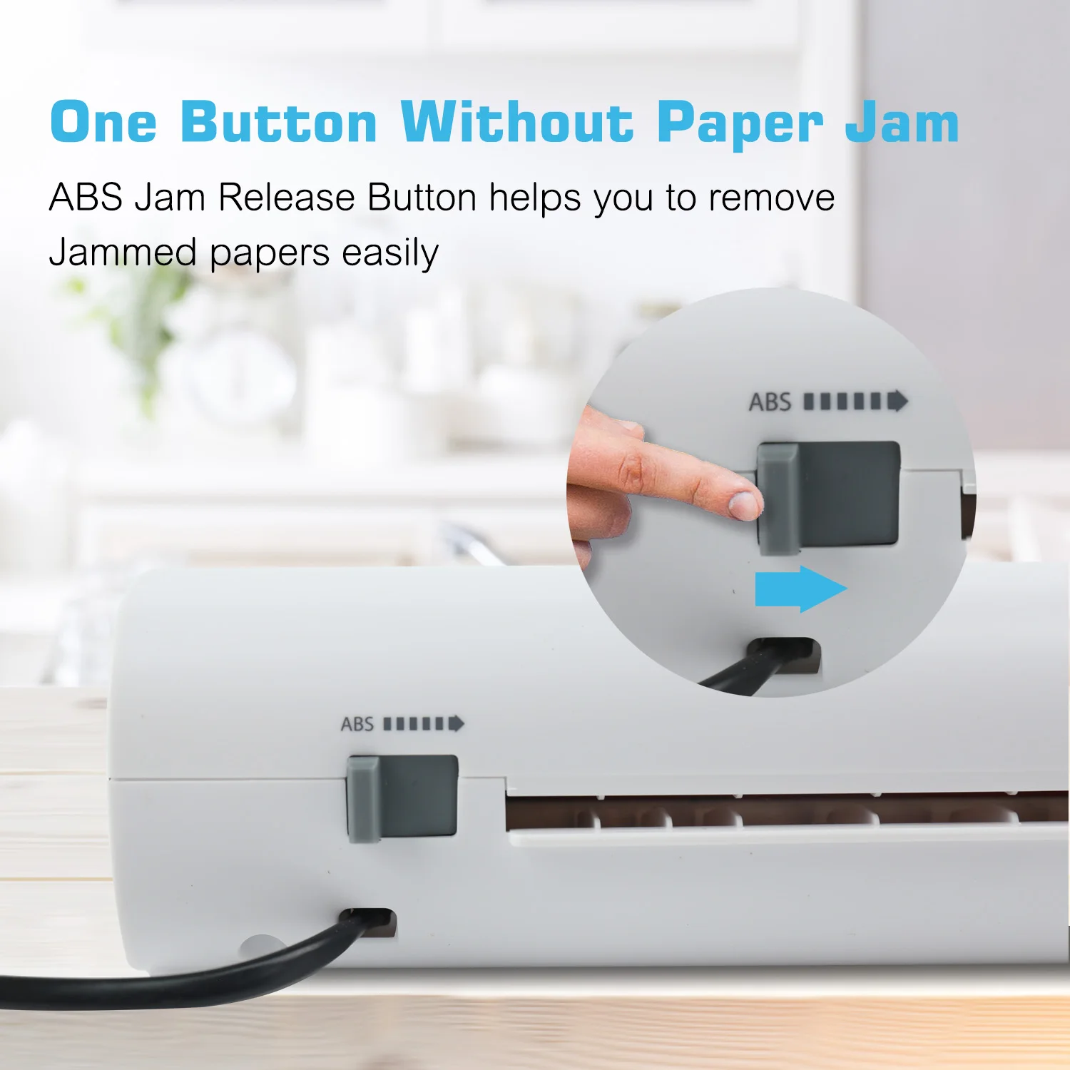 Cold and Hot Thermal Laminator Machine A4 Office Photo Laminator