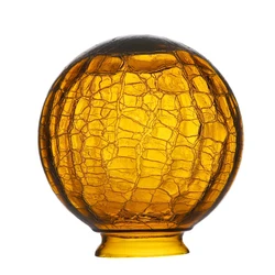 Выдунные в ручную из янтарного цвета витражное стекло абажур хрустальный стеклянный шар подвесной светильник абажур охватывает