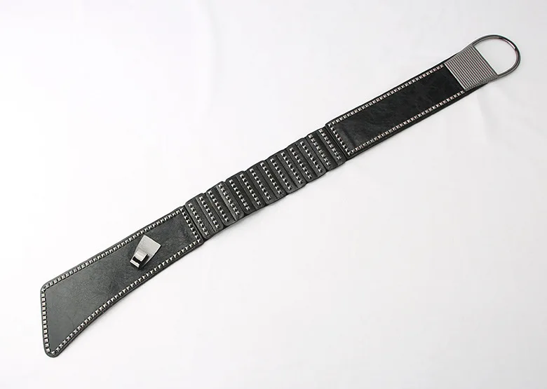 Gothic Style Rivet Dark Style Womens Plastic Waist Coat Dress Suit Womens Belt