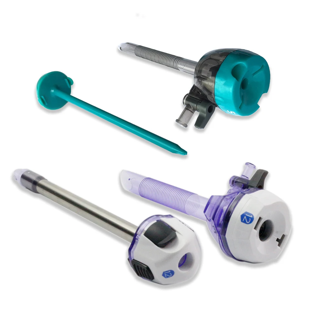 Laparoscopic Instruments Plastic Laparoscopic Trocar Desechable 10mm for Endo Stapler