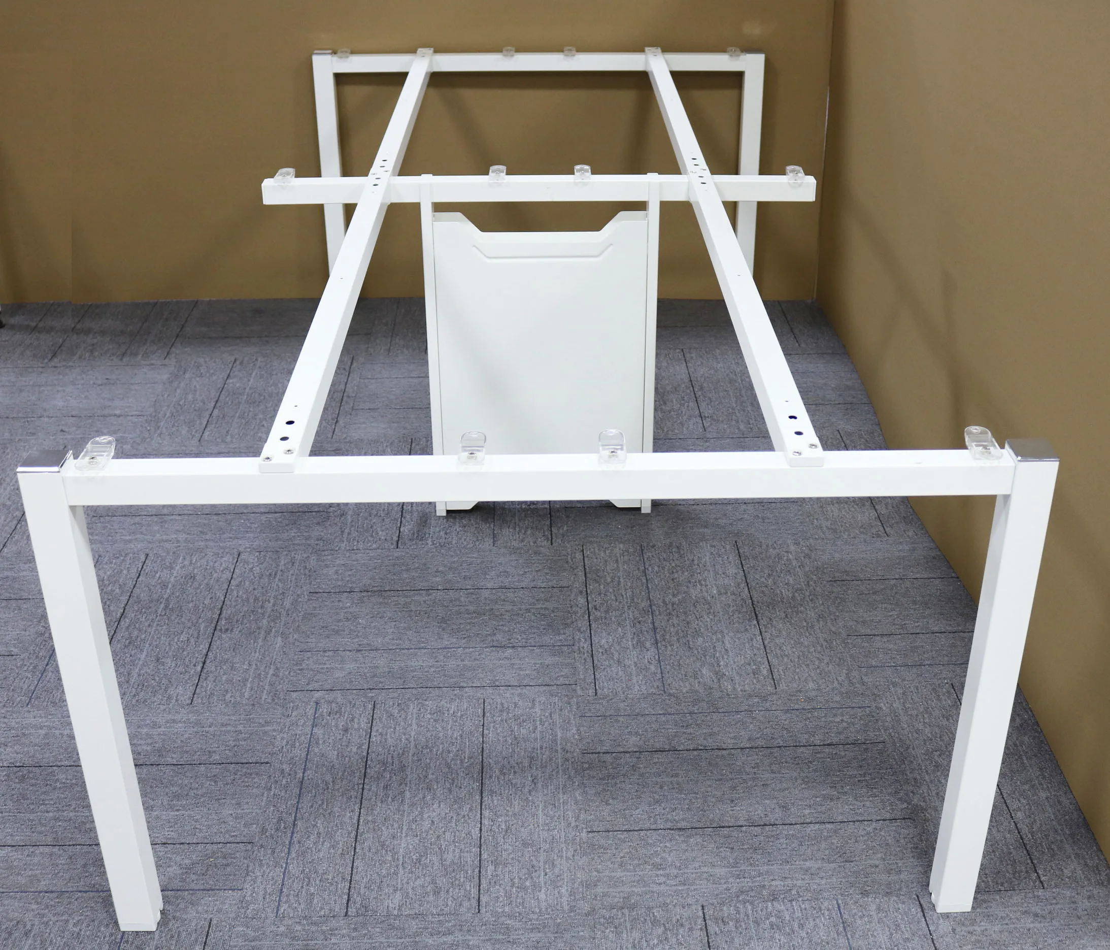 Guangzhou Furniture Office Table Frame With Table Leg Office Workstation 4 Person Metal Furniture Frame