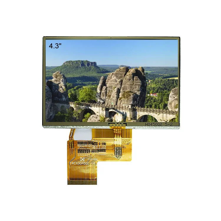 High Brightness IPS LCD Display 4.3 Inch 480X272 TFT Color Screen with 24bit RGB