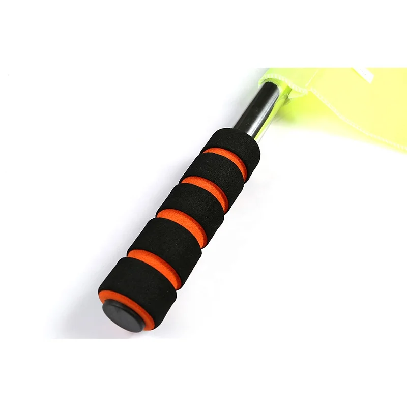 New Soccer Referee Flag With Bag The  Soccer Referee Patrol Flag Sports Match Football Linesman Flags Referee Equipment