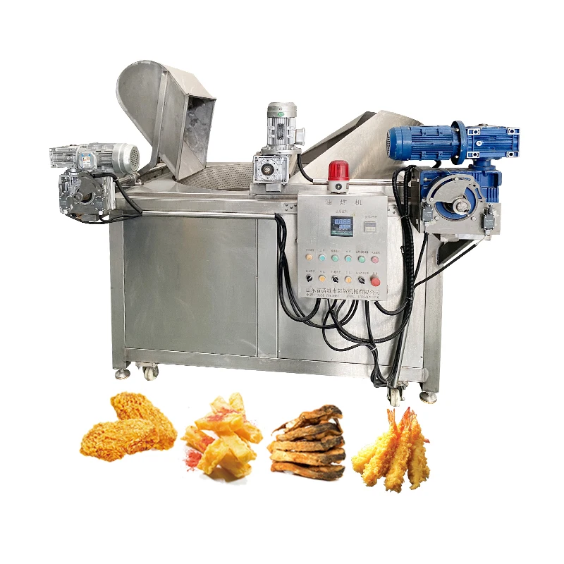 Ultron Automatic Snack Namkeen Garri Donut Deep Batch Deep Fryer Machine Cassava Frying Machine