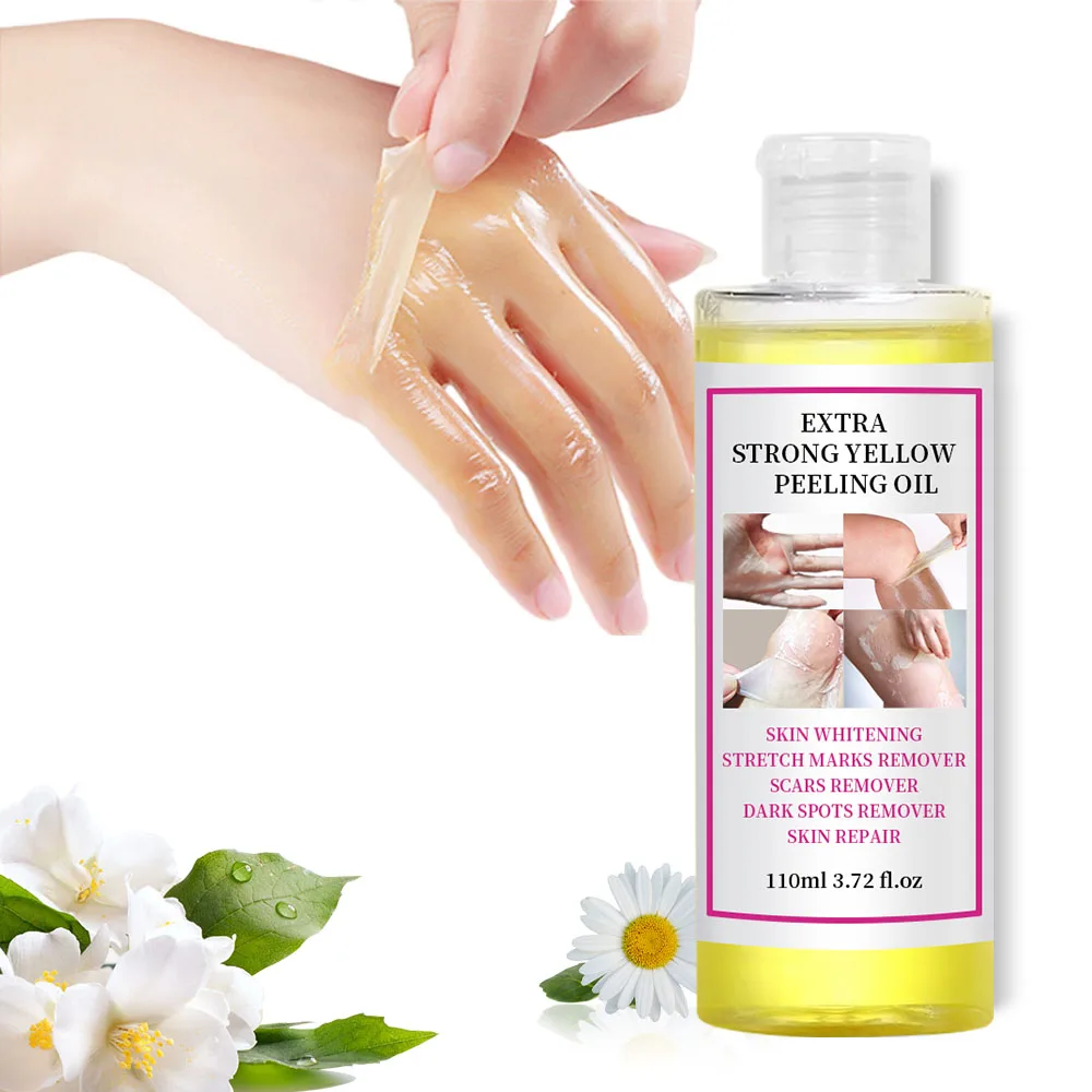 110ml Pure Essential Oil for Nourishing Plant Extract Peeling Whitening and Exfoliating Massage Oil for Hand Face and Body Care