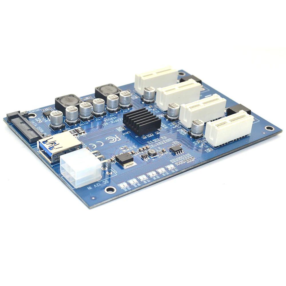 Переходник Pci E 1-4 Express мини-карта Itx External 3 Pci-e слот Ver 005 адаптер Pcie усилитель порта карта Ver005 1x до