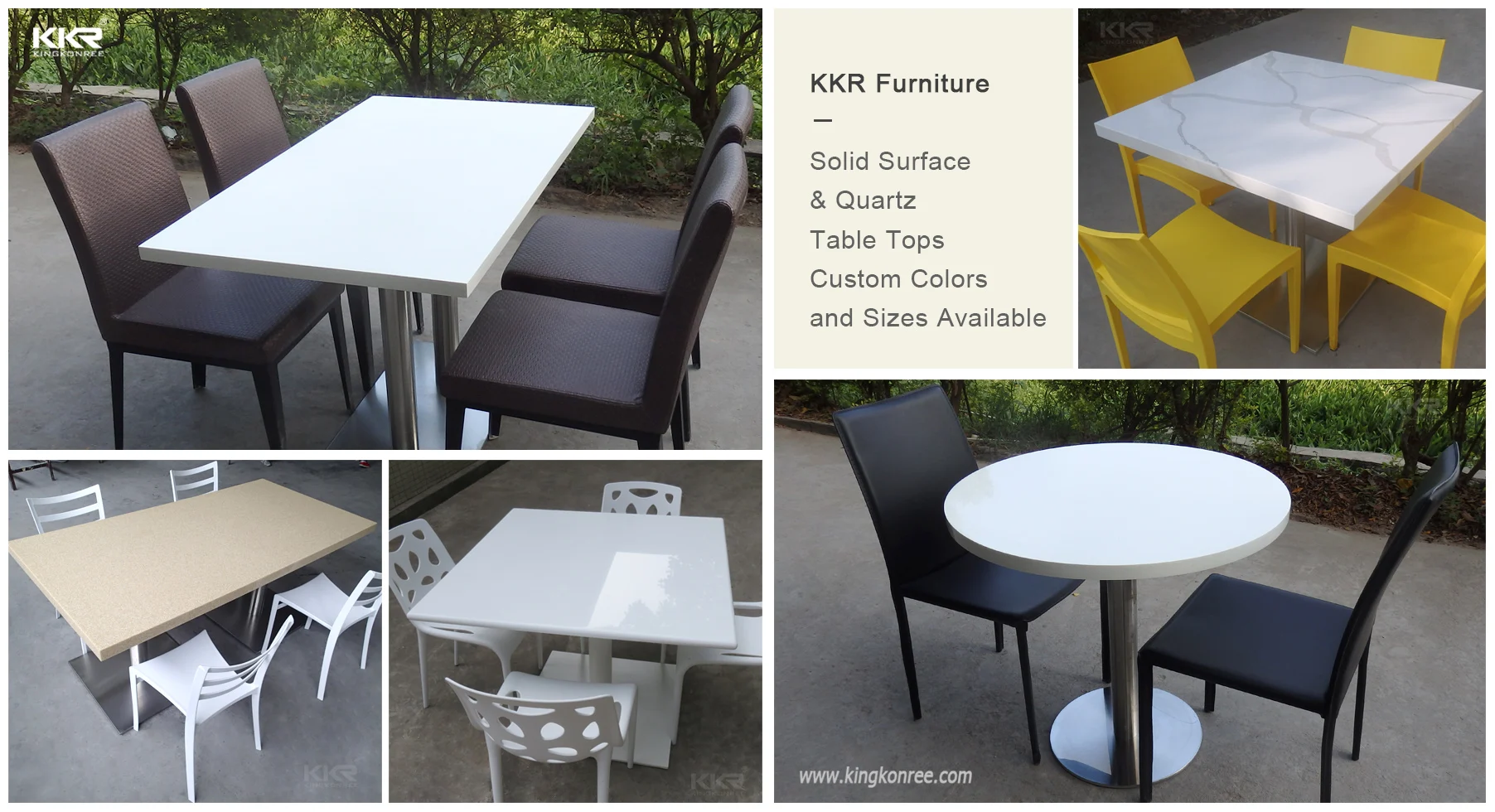 
Restaurant Dining solid surface Coffee Table and Chair Set fast food set table chair restaurant chairs and tables 
