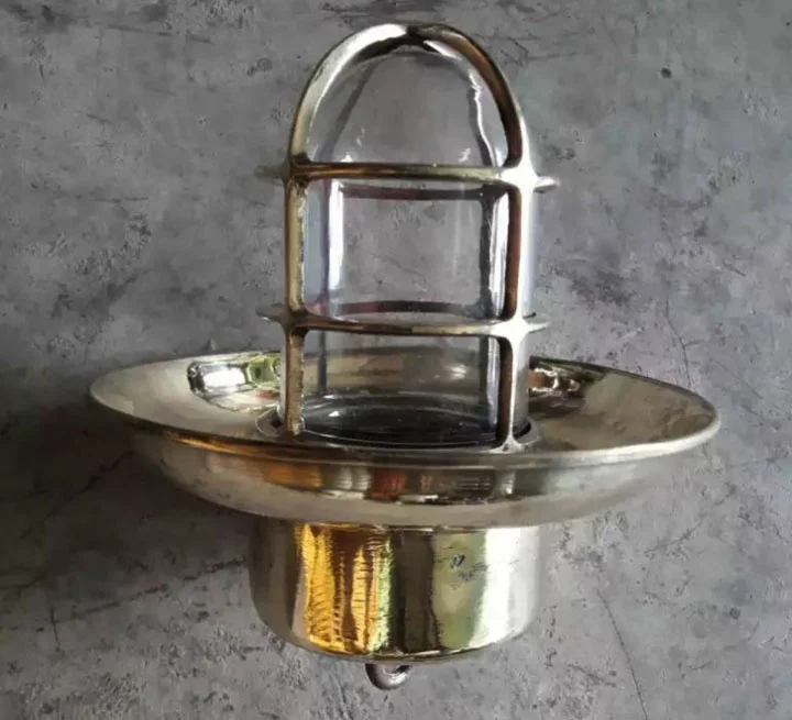 Antique Brass Items Marine Nautical ceiling decoration compass Light Bell Sextant From Ship