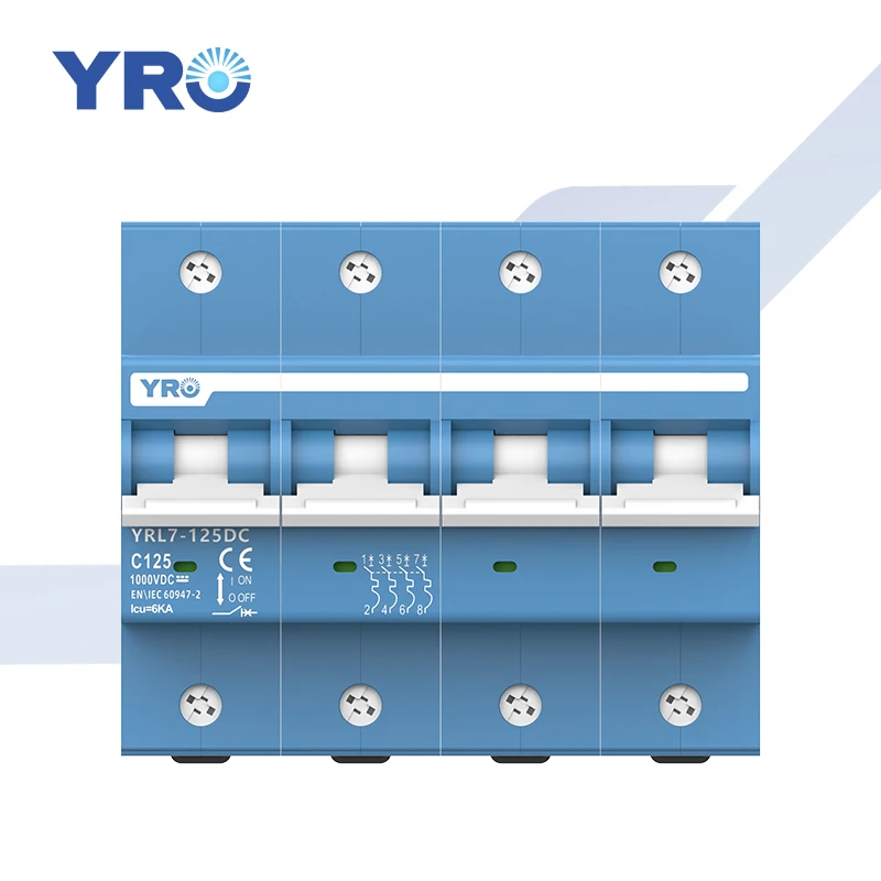 YRL7-125DC выключатель 2P миниатюрный MCB 125A для PV солнечной панели батареи мини-выключатель