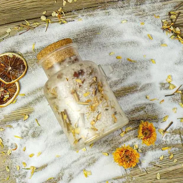 Relaxing Bath Spa Set Scented Bath Salts Himalayan Dead Sea Salt Sleep Soak with Pure Epsom Salt Melatonin & Essential Oil Blend