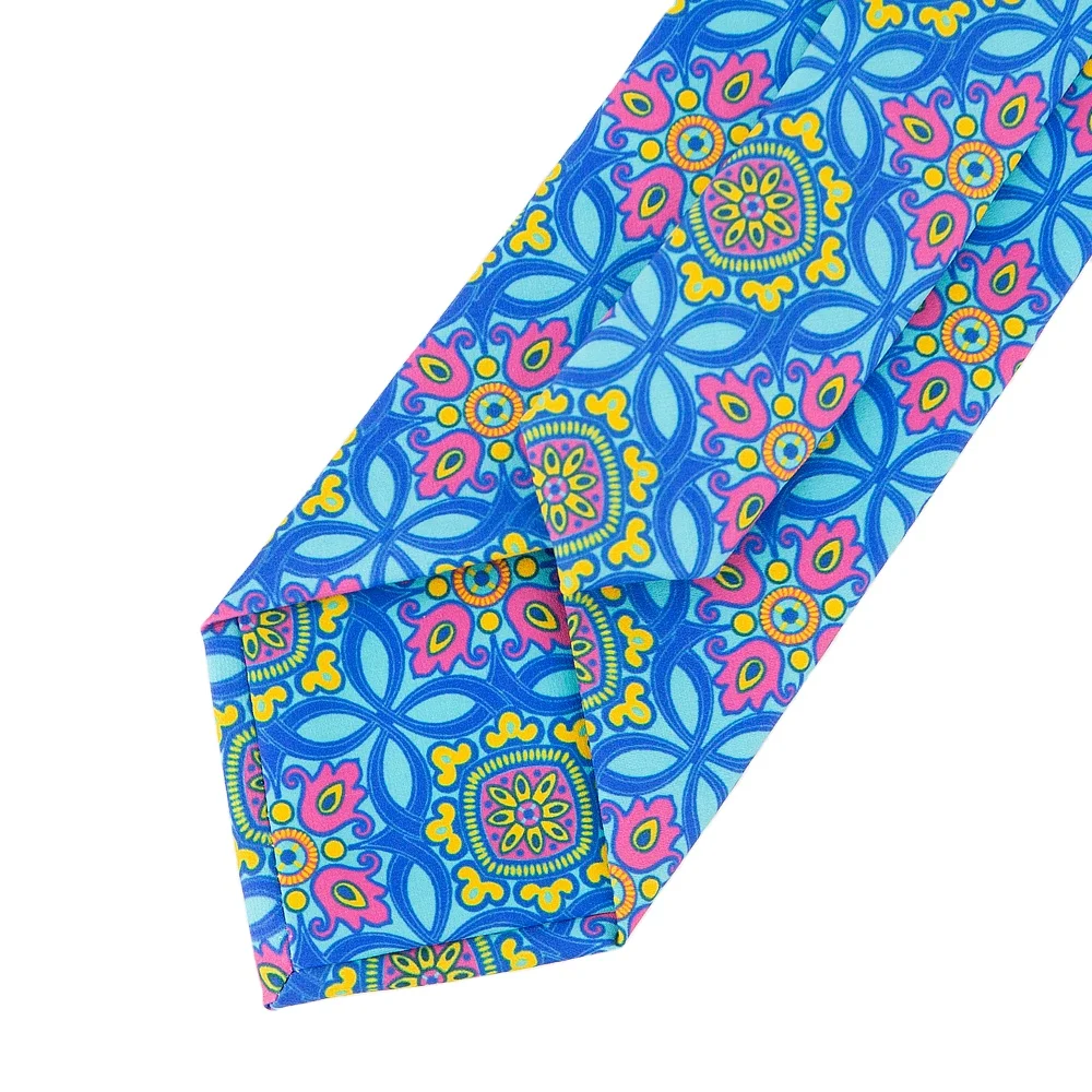 JinBan Repreve RPET Fabric Logo Digital Printing Ties Men Necktie