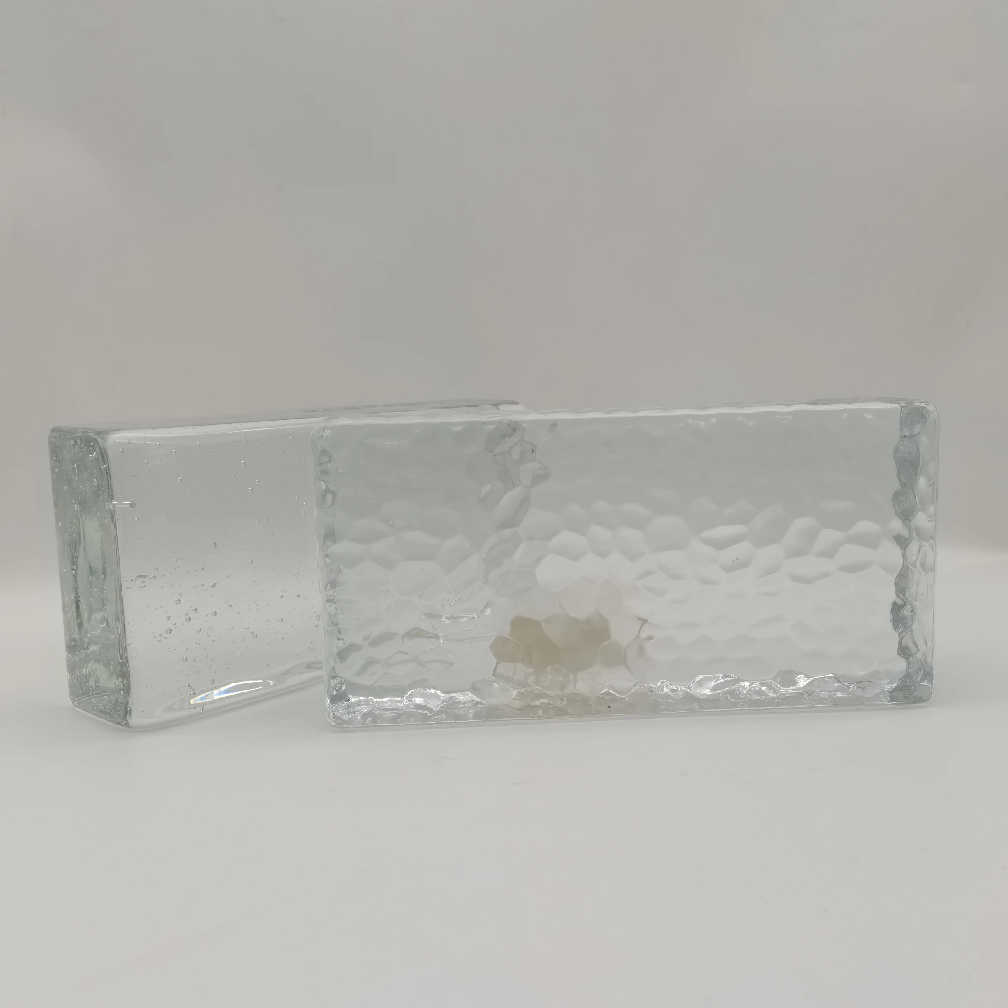 2023 New Fashion 80mm-95mm Clear factory price high quality hot sale Glass Block for decoration living room bathroom bedroom