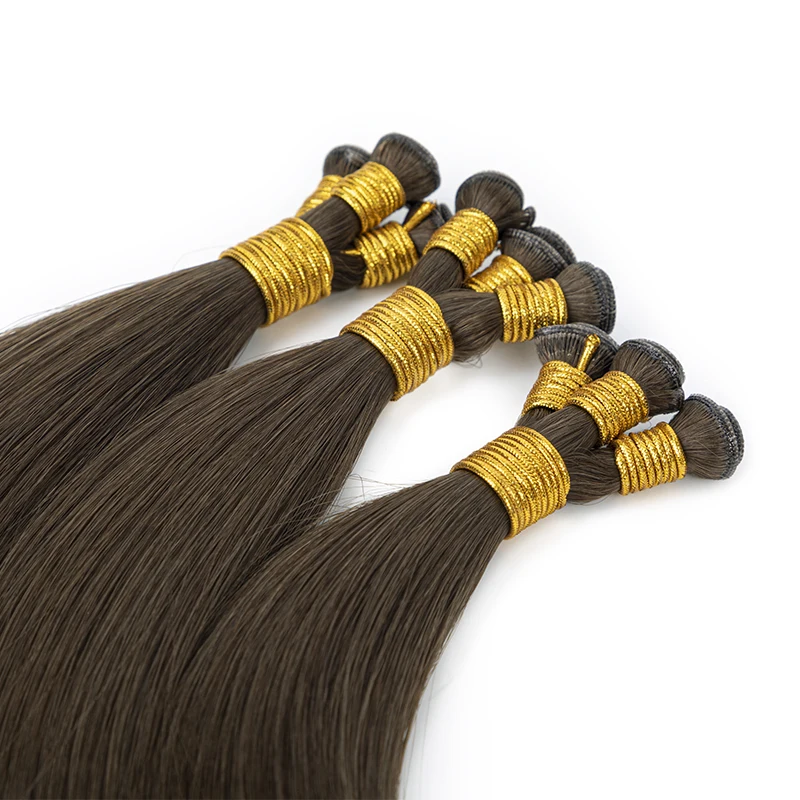 LeShine Double Drawn Human Genius Hair Weft 24inch Human Hair Genius Weft Cuticle Aligned Hair Extension 
