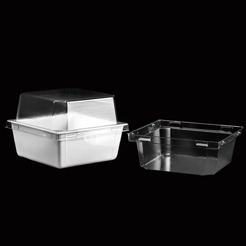 Take Away Fast Food Packaging Boxes Safe Disposable Togo Meal Prep Containers Plastic Bento Lunch Box