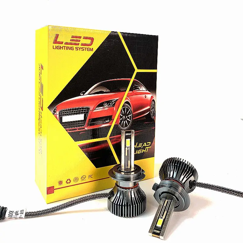 EVITEK All In One Motorcycle Lights  12V Car Lights 100W Fog Lamps 10000Lm CSP Chips 9005 9006 H4 LED Headlight For Car