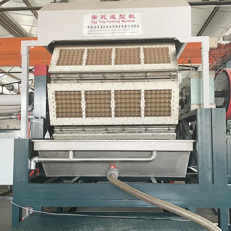 Fully Automatic rotary egg pallet making machine 4000pcs/hr pulp molding machine egg tray forming machine