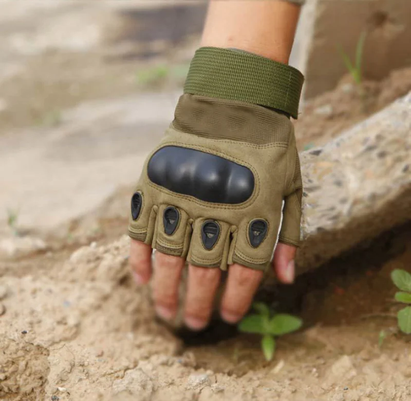 Outdoor tactical cycling sport  half finger gloves